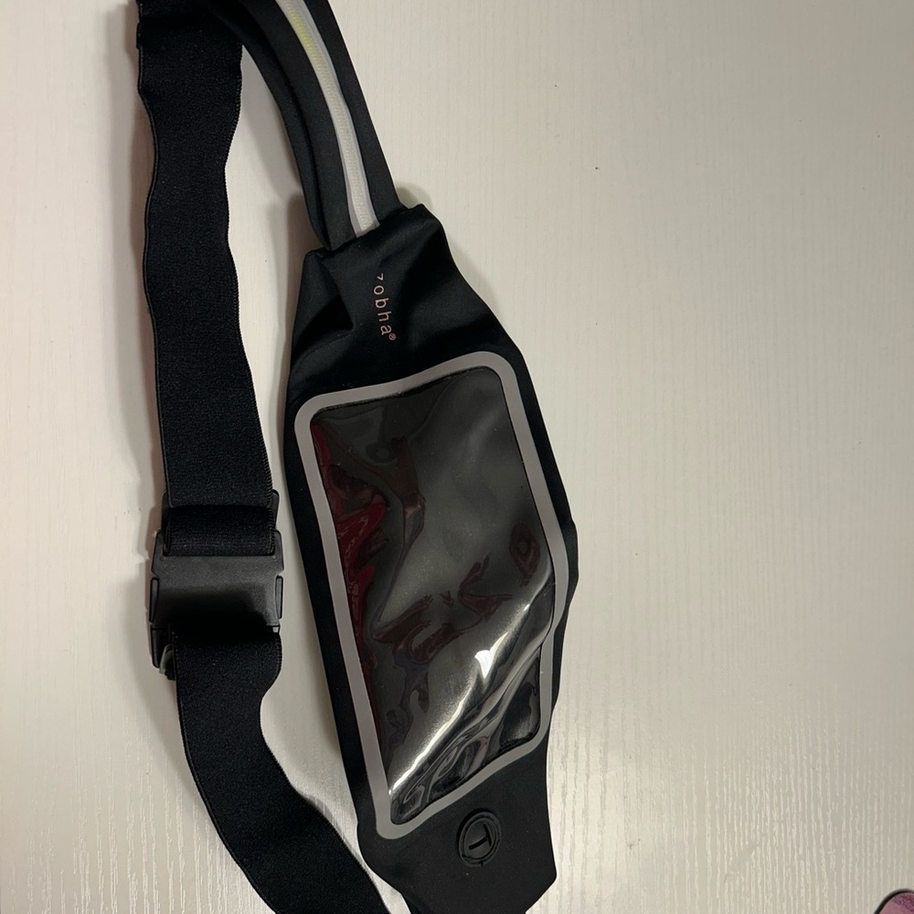 Obha Black Running Belt with Phone Holder